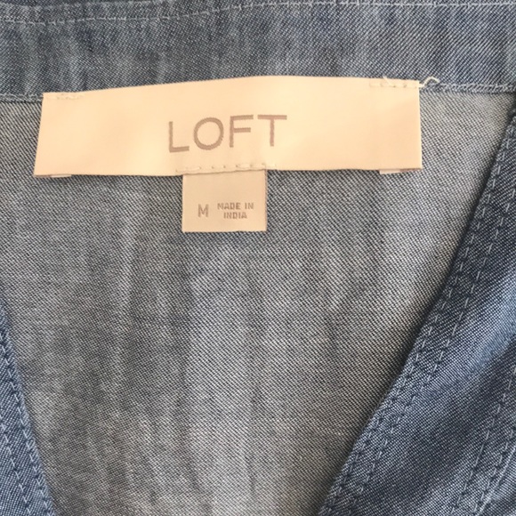 Loft Chambray Long Tunic Medium - Picture 8 of 8
